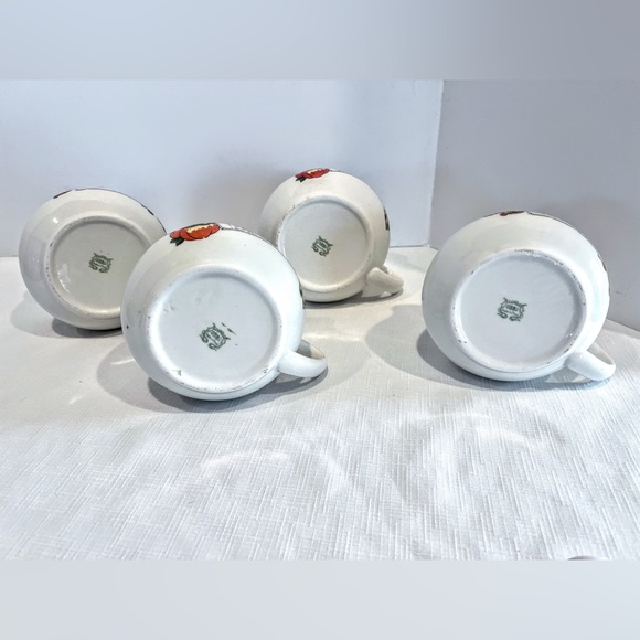 Vintage Soup Recipe Soup Cups Tomato and Mushroom - Picture 6 of 13